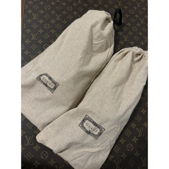 NWOT COA Gucci GG Supreme Leather Slip-on W/ Dust Bags - Picture 4 of 16